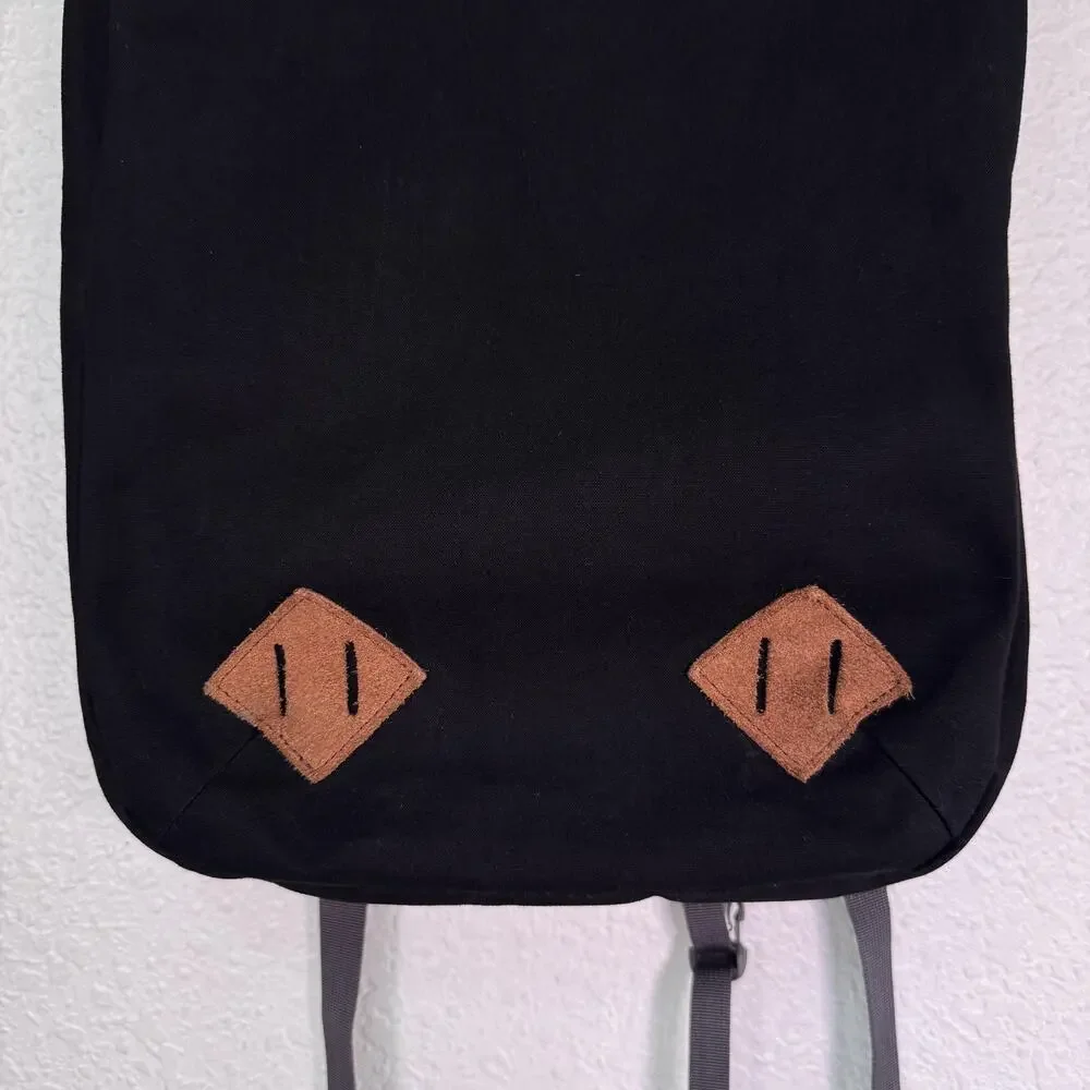 cotopaxi Black Backpack with Brown Accents